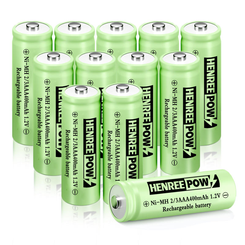 Henreepow 1.2V 600mAh AA Ni-MH Cadhnraí In-athluchtaithe