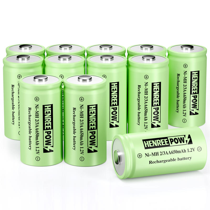 Henreepow 1.2V 600mAh AA Ni-MH Cadhnraí In-athluchtaithe