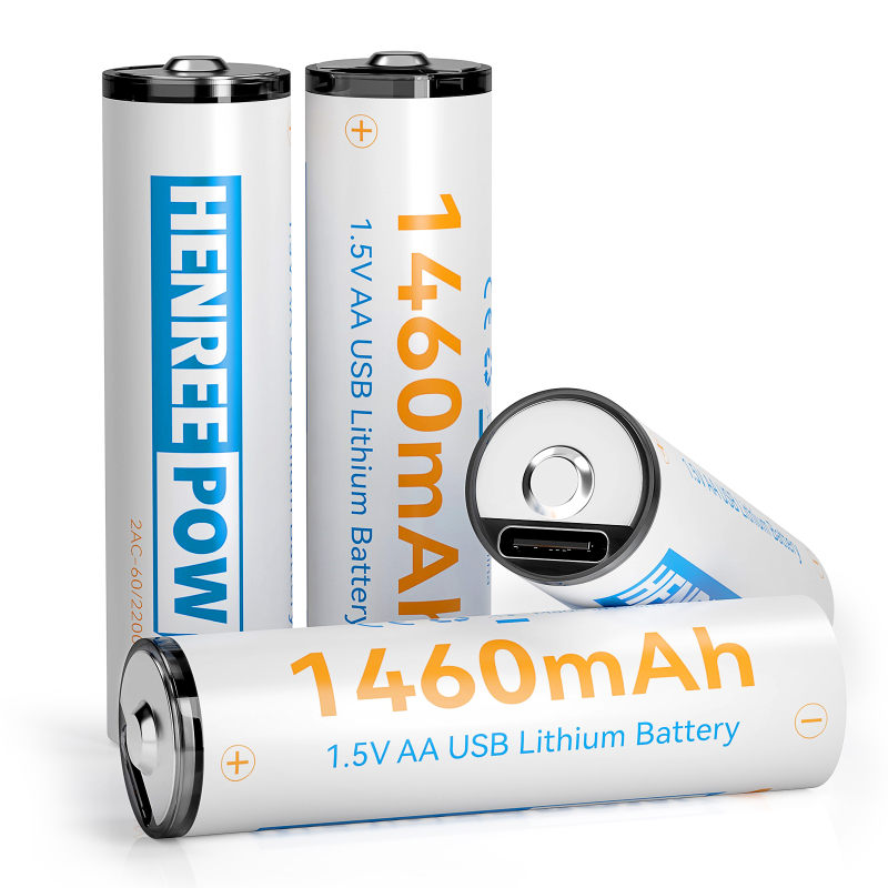 Henreepow 2200mWh 1.5V Cineál C cadhnraí in -athluchtaithe AA