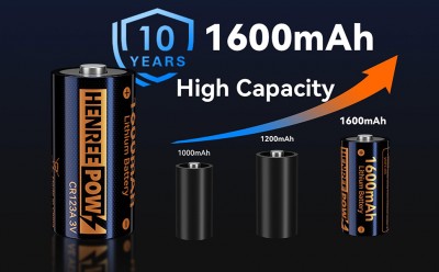 Henreepow AA 1.5V Ceallraí Athluchtaithe Litiam, fíor-acmhainn 3000mwh (2000mAh) Li-ian AA Batter